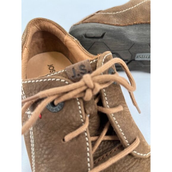 Josef Seibel Women's Fergey 20 Sneaker Size 41 US 10 Brown Suede  Tie Close - Picture 13 of 14